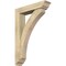 Ekena Millwork Thorton Traditional Rough Sawn Bracket w/ Offset Brace, Douglas Fir, 6"W x 26"D x 38"H BKT0604X26X38THR01RDF - alternate 1